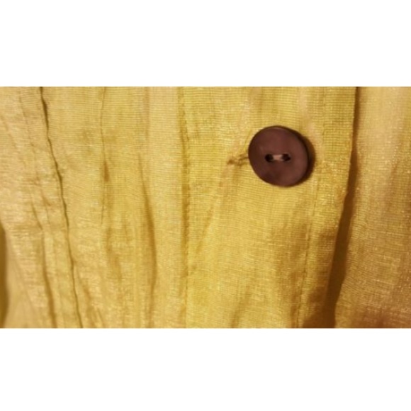 Chicos Blouse Womens Size 1 Sheer Button Down - Picture 4 of 7